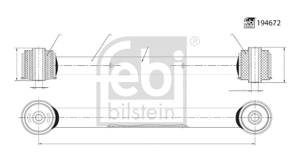 Control/Trailing Arm, wheel suspension